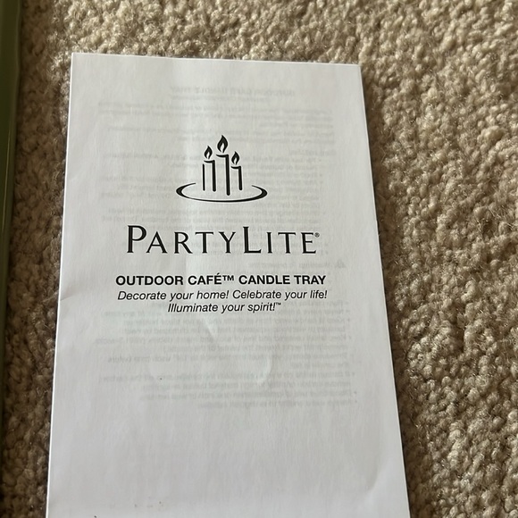 PartyLite Outdoor Cafe Candle Tray Retired NIB
Vintage - Picture 4 of 5
